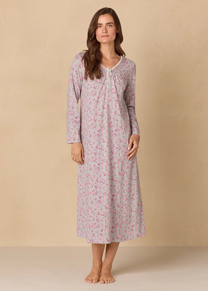 Holiday Floral Cotton Ballet Nightgown 82679-026