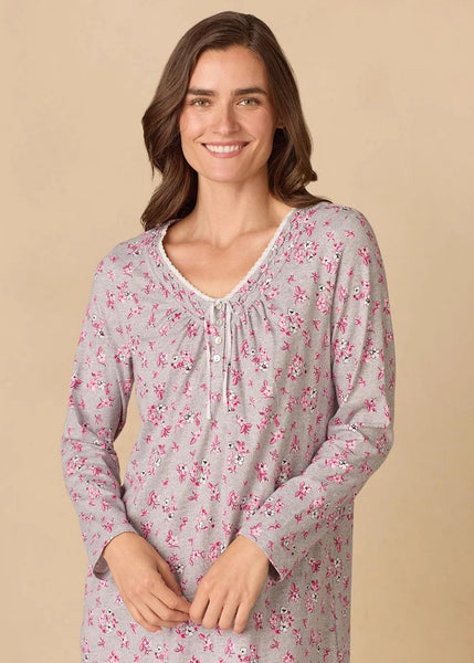 Holiday Floral Cotton Ballet Nightgown 82679-026