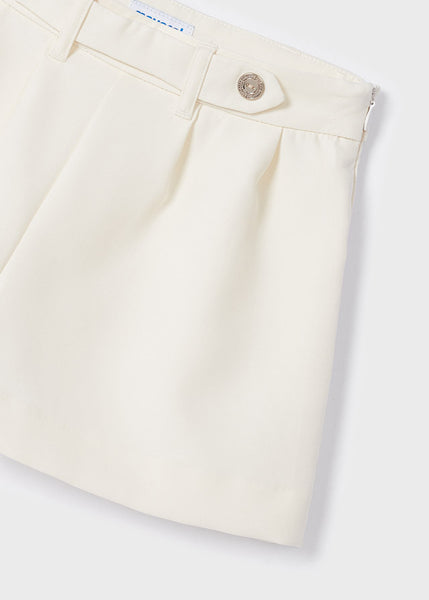 MAYORAL Girl's dress shorts 23-03202-077 Ivory