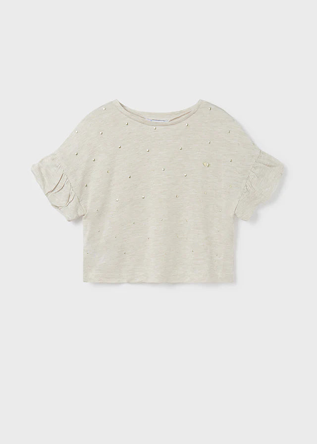 Mayoral Short Sleeve T-shirt with Studs 6045-32