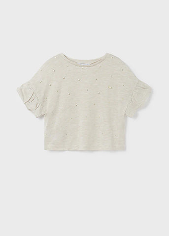 Mayoral Short Sleeve T-shirt with Studs 6045-32