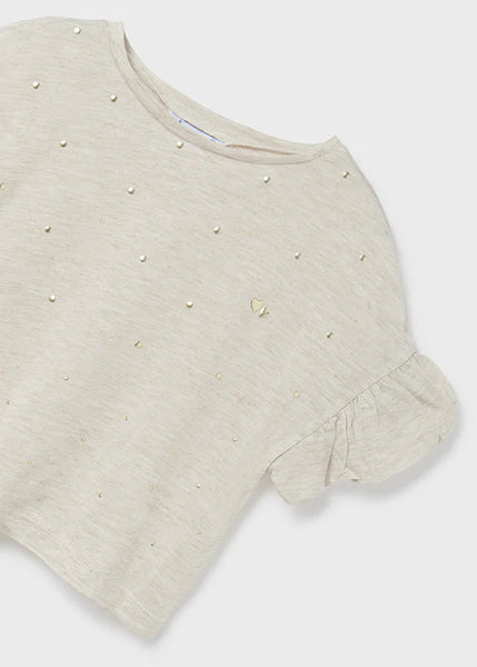 Mayoral Short Sleeve T-shirt with Studs 6045-32