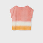 Mayoral 6055 031 - Coral Tie Dye Short Sleeve T-Shirt