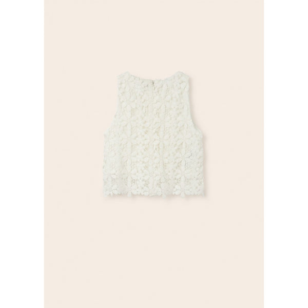 Mayoral 6064-078 Lace White Top