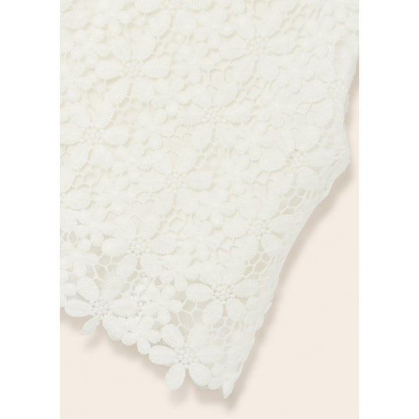 Mayoral 6064-078 Lace White Top