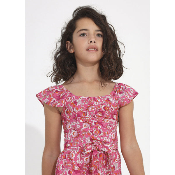 Mayoral Printed Top Fuchsia Dark 23-06067-002