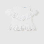 Mayoral White Blouse for Girl 23-06195-078