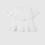 Mayoral White Blouse for Girl 23-06195-078