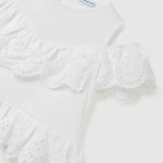 Mayoral White Blouse for Girl 23-06195-078