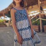 Mayoral - Blue And White Sun Dress, 6926-25