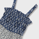Mayoral - Blue And White Sun Dress, 6926-25