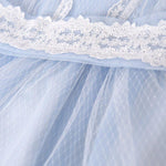 GIRL'S RHOMBUS TULLE CEREMONY DRESS ABEL & LULA 5029-62