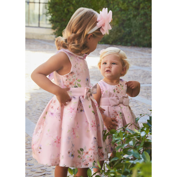 Abel and Lula Stamp mikado dress 24-05033 - Cake