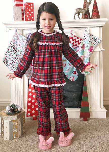 Little me best sale plaid nightgown