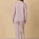 Holiday Floral Cotton Long Pajama Set 92679-026
