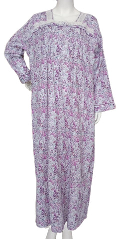 Women's heavy cotton dress with a 30cm zipper 25-08-B-1