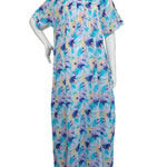 Half-sleeved dress in pure cotton with lace and a V-neck with three buttons 25-09-A-1