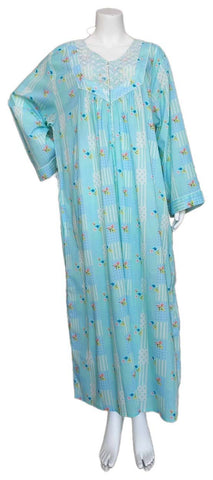 Women's long-sleeved cotton dress with zipper 25-28-B-4