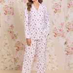Winter Rosette Cotton Flannel Pajama 90109-138
