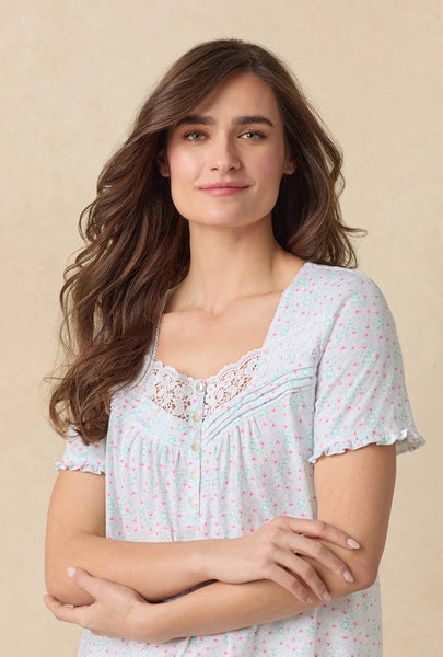 Viney Floral Cotton Waltz Nightgown 62673-110