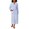 Pink & Blue Roses Wrap Robe 50029