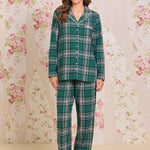 Evergreen Plaid Cotton Flannel Pajama 90109-324