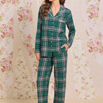 Evergreen Plaid Cotton Flannel Pajama 90109-324