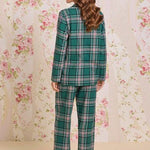 Evergreen Plaid Cotton Flannel Pajama 90109-324