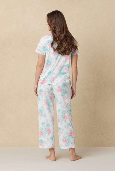 Precious Peony Cotton Capri Pajama Set 92673-168