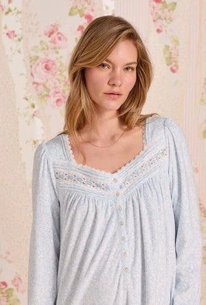 Powder Petal Dream Fleece Long Sleeve Ballet Nightgown 00111-453