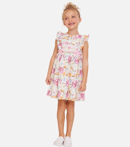 BRANDI BUTTERFLY SMOCKED DRESS 11049