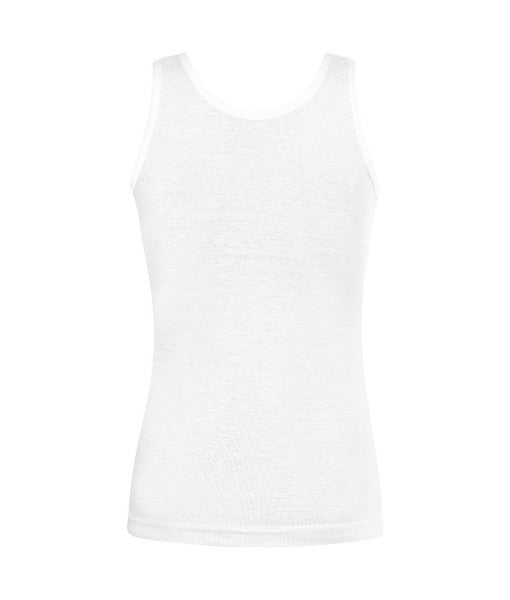 GIRL 100% Cotton Rib Thick Strap Undershirt 30150