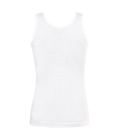 GIRL 100% Cotton Rib Thick Strap Undershirt 30150