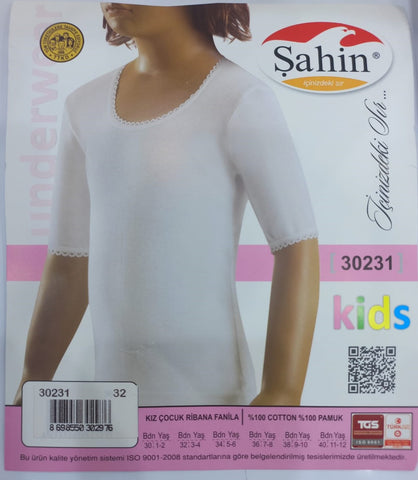 Girls' half-sleeve T-shirt 30231