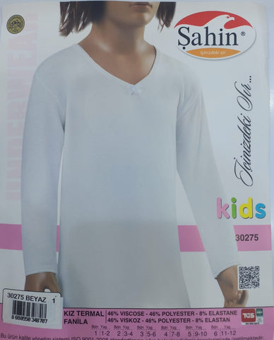 Girls' winter set (white) 30275-30306