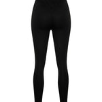 Women's Black Long Sleeve V Neck Thermal Underwear 30275/30306