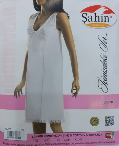 Short Turkish cotton women's shawl 30320