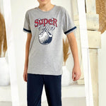 Turkish cotton children's pajamas 3048