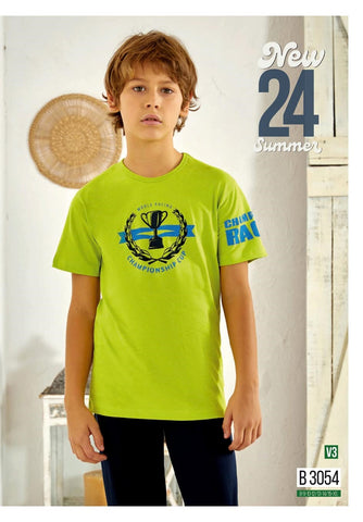 Turkish cotton children's pajamas 3054