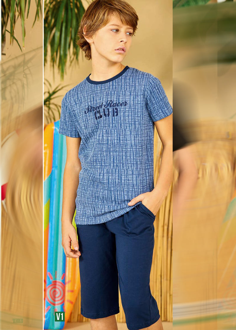 Turkish cotton children's pajamas 3063