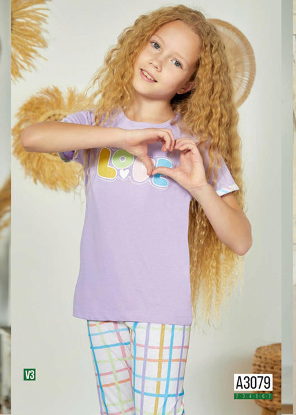 Turkish girls pajamas 3079