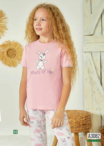 Turkish cotton children's pajamas 3082