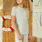 Turkish cotton children's pajamas 3098