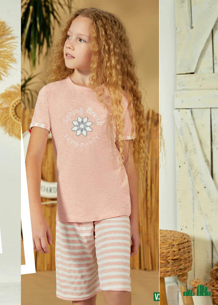 Turkish cotton children's pajamas 3098