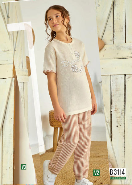 Turkish girls pajamas 3114