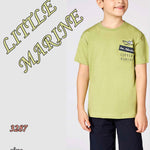 Boys' cotton pajamas, top and pants - LITTLE MARINE 3287