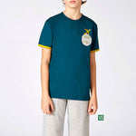 Boys' Turkish cotton pajamas, blouse with shorts 3320