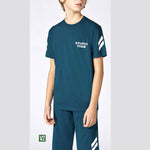 Boys' Turkish cotton pajamas, blouse with shorts 3322