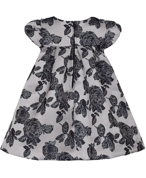Baby Girls' Trapeze Oversized Bow Party Dress W2-14821