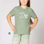 Girls' Cotton Pajamas, Queen of Style 3361